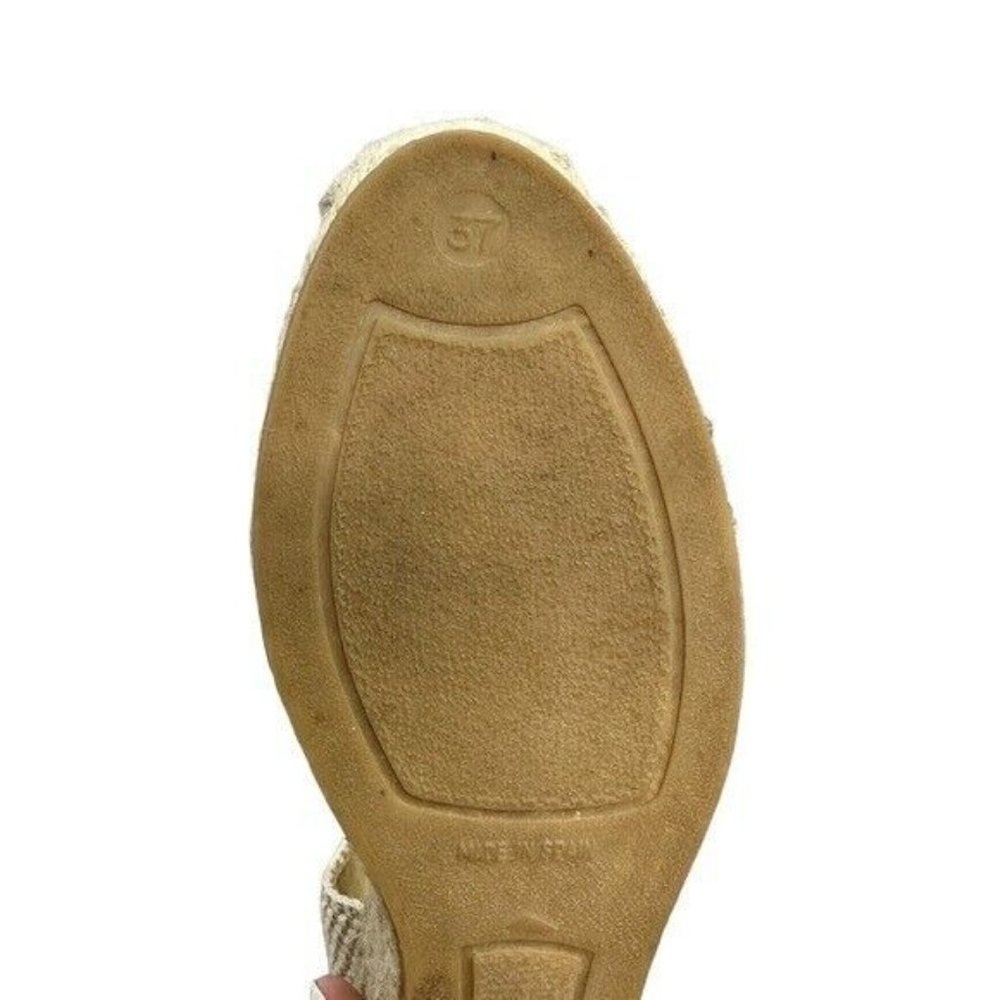 Anthropologie Giamo Obi Tan Suede Wedge Espadrilles Size 7 - Picture 7 of 8